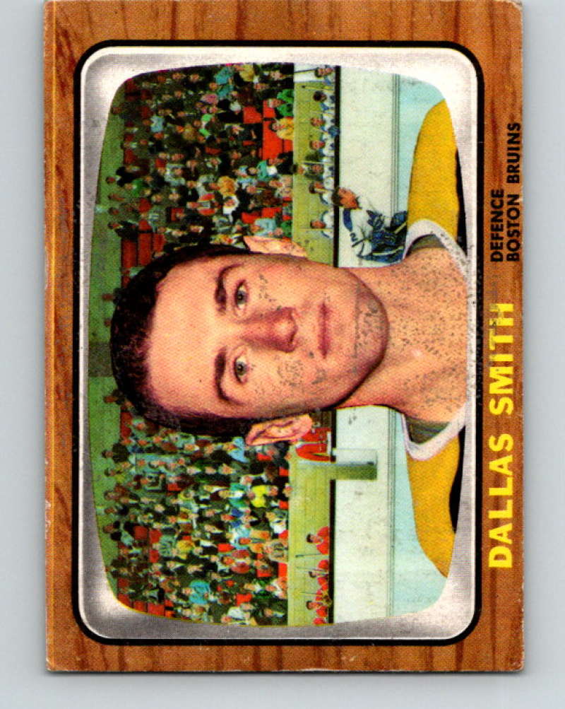 1966-67 Topps #101 Dallas Smith NHL Boston Bruins 8196