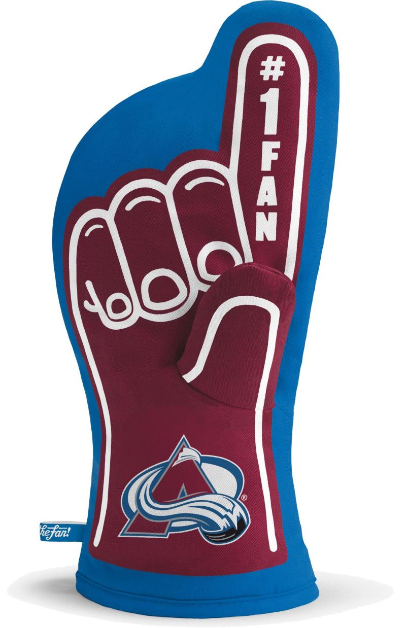 Colorado Avalanche 13"x7" Oven Mitt - Machine Washable Heat Resistant