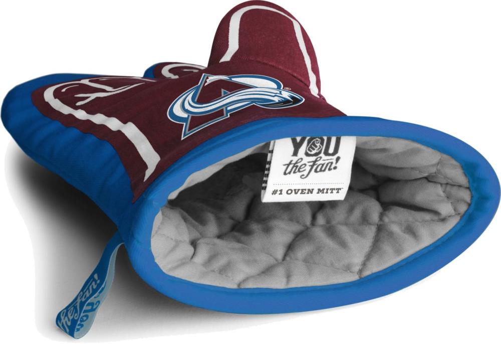Colorado Avalanche 13"x7" Oven Mitt - Machine Washable Heat Resistant