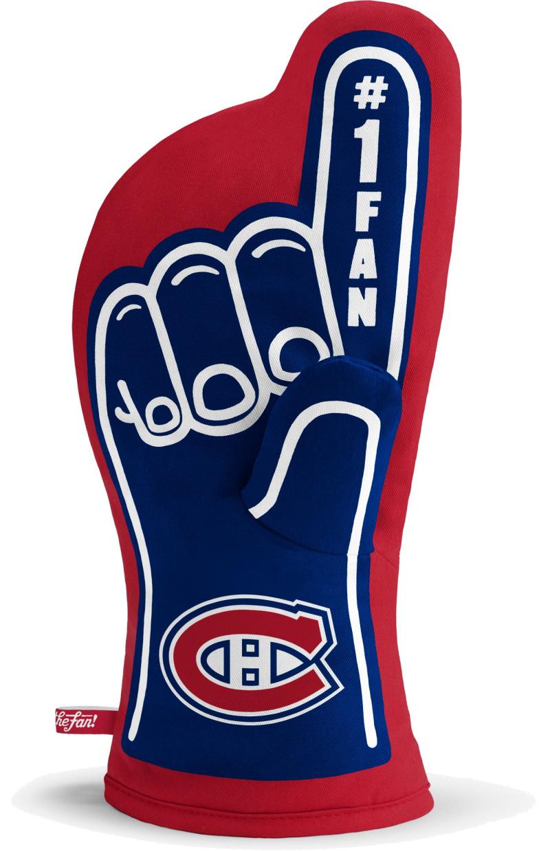 Montreal Canadiens 13"x7" Oven Mitt - Machine Washable Heat Resistant Image 1