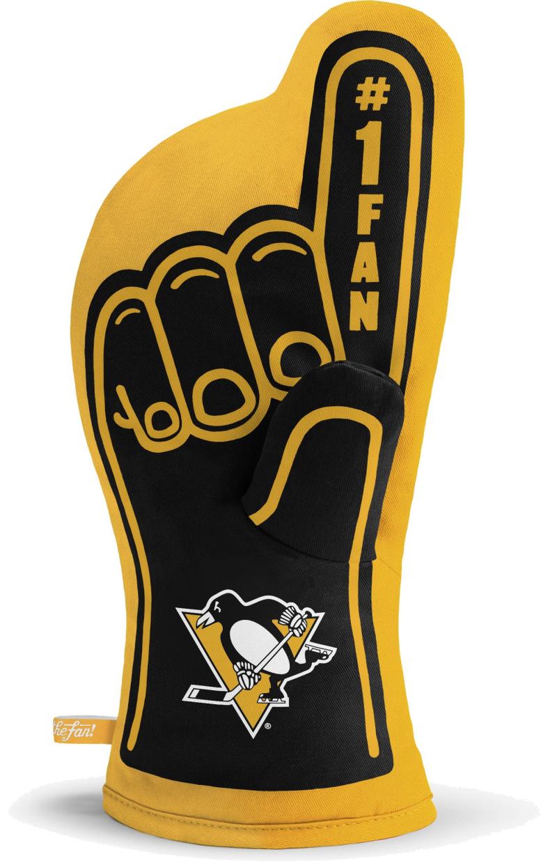 Pittsburgh Penguins 13"x7" Oven Mitt - Machine Washable Heat Resistant Image 1