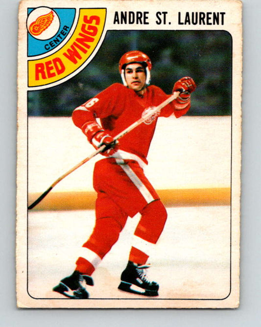 1978-79 O-Pee-Chee #32 Andre St. Laurent  Detroit Red Wings  8331