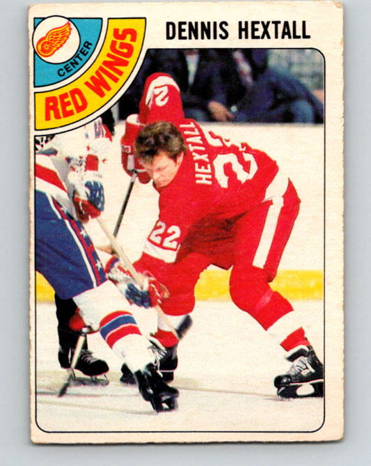 1978-79 O-Pee-Chee #48 Dennis Hextall  Detroit Red Wings  8347 Image 1