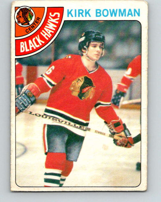 1978-79 O-Pee-Chee #61 Kirk Bowman  Chicago Blackhawks  8360 Image 1