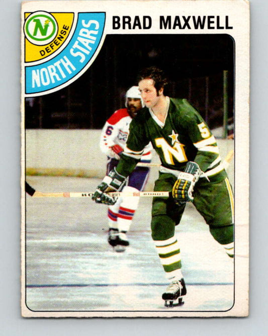 1978-79 O-Pee-Chee #83 Brad Maxwell  RC Rookie Minnesota North Stars  8382 Image 1