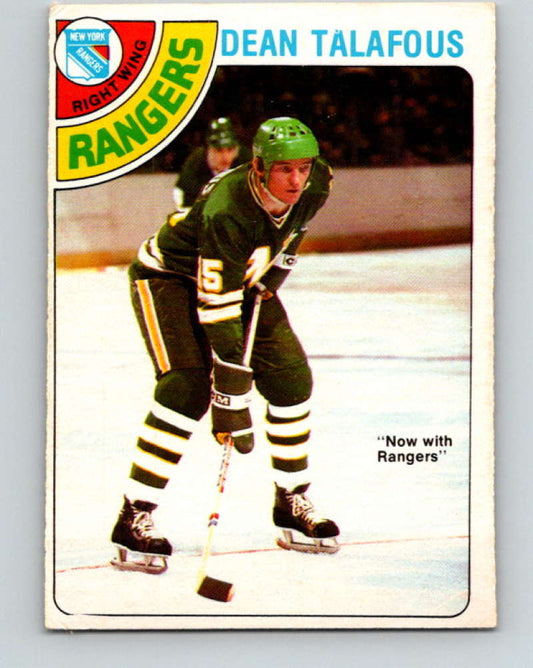 1978-79 O-Pee-Chee #149 Dean Talafous  New York Rangers  8448 Image 1