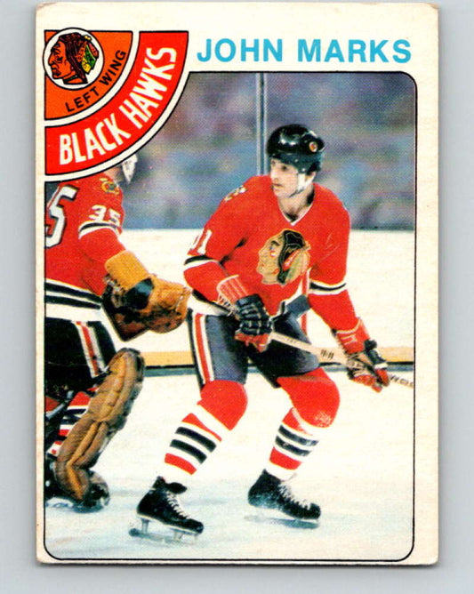 1978-79 O-Pee-Chee #157 John Marks  Chicago Blackhawks  8456 Image 1