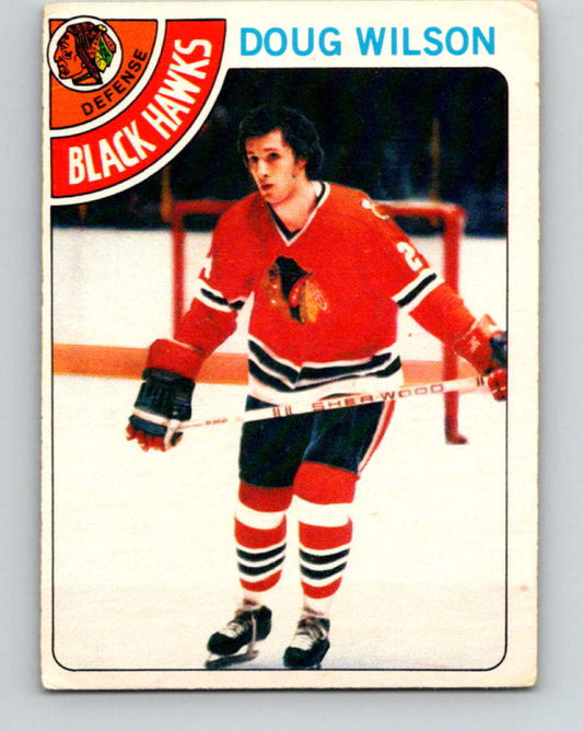 1978-79 O-Pee-Chee #168 Doug Wilson  RC Rookie Chicago Blackhawks  8467 Image 1