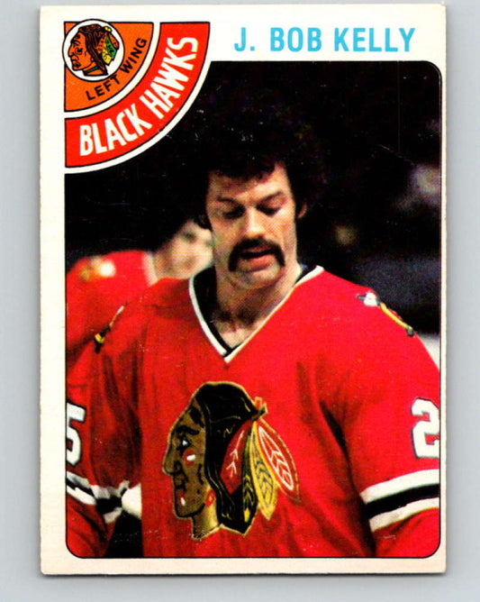 1978-79 O-Pee-Chee #189 J. Bob Kelly  Chicago Blackhawks  8488