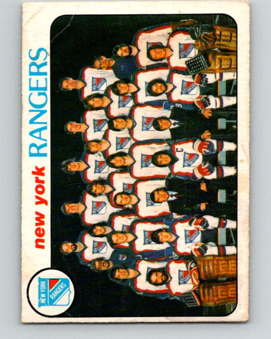 1978-79 O-Pee-Chee #202 New York Rangers TC  New York Rangers  8501