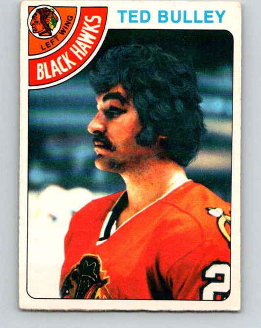 1978-79 O-Pee-Chee #217 Ted Bulley  RC Rookie Chicago Blackhawks  8516