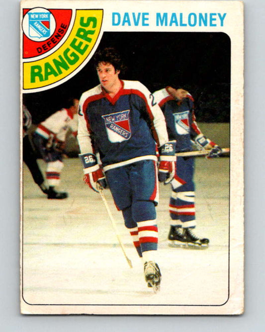 1978-79 O-Pee-Chee #221 Dave Maloney  New York Rangers  8520