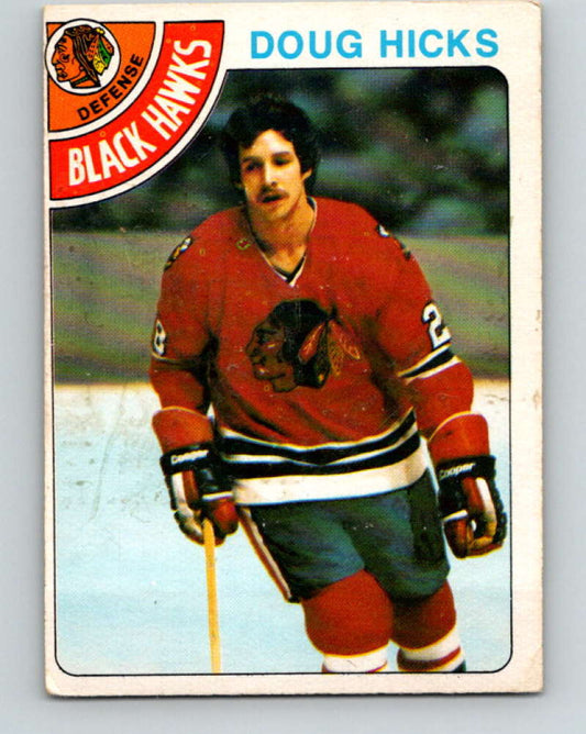 1978-79 O-Pee-Chee #228 Doug Hicks  Chicago Blackhawks  8527 Image 1