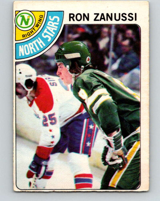 1978-79 O-Pee-Chee #252 Ron Zanussi  RC Rookie Minnesota North Stars  8551 Image 1