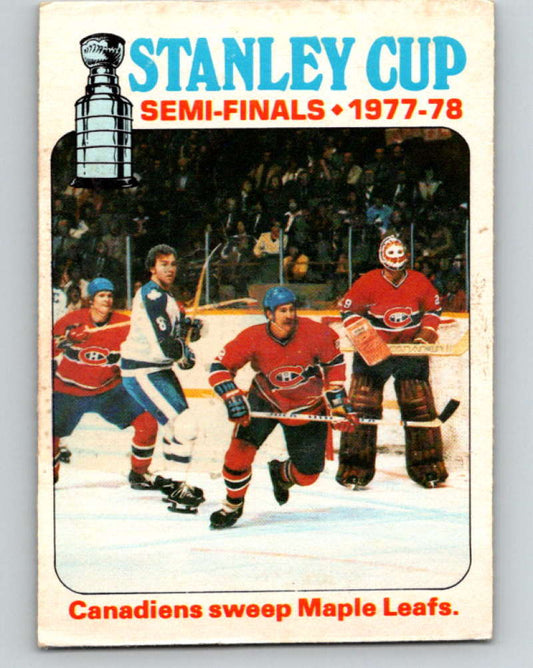1978-79 O-Pee-Chee #262 Stanley Cup Semi-Finals Canadiens/ Leafs  8561