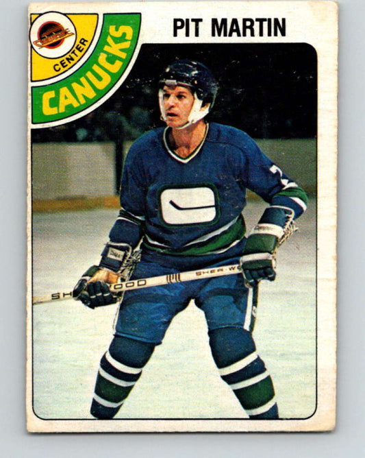 1978-79 O-Pee-Chee #286 Pit Martin  Vancouver Canucks  8585 Image 1
