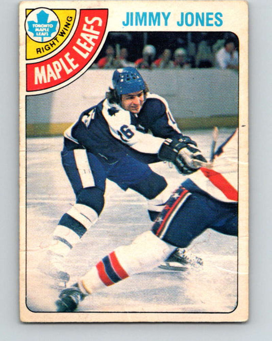 1978-79 O-Pee-Chee #288 Jimmy Jones  RC Rookie Toronto Maple Leafs  8587 Image 1