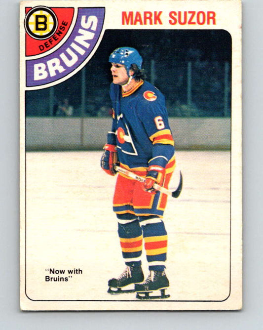 1978-79 O-Pee-Chee #307 Mark Suzor  RC Rookie Boston Bruins  8606 Image 1