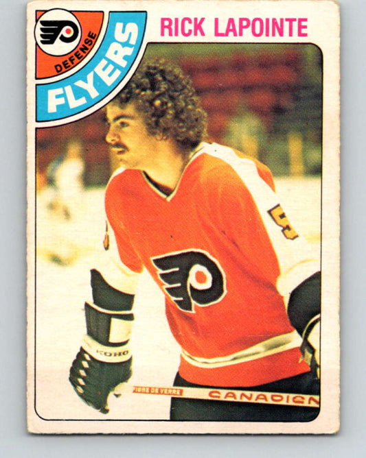 1978-79 O-Pee-Chee #322 Rick Lapointe  Philadelphia Flyers  8621
