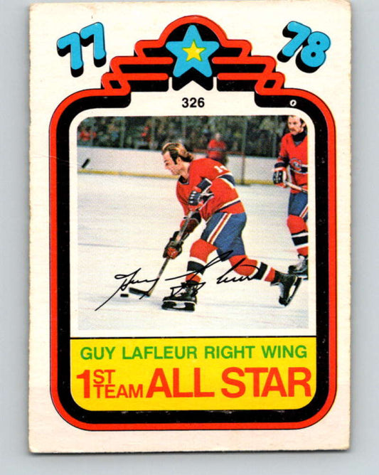 1978-79 O-Pee-Chee #326 Guy Lafleur AS  Montreal Canadiens  8625