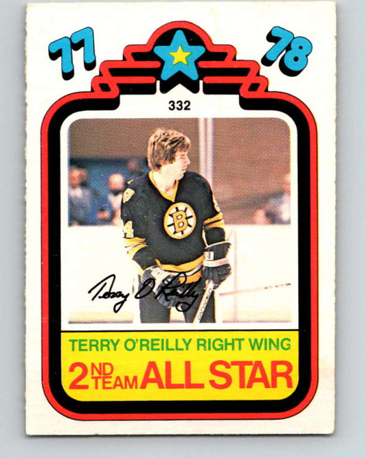 1978-79 O-Pee-Chee #332 Terry O'Reilly AS  Boston Bruins  8631