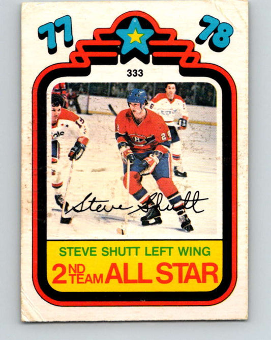 1978-79 O-Pee-Chee #333 Steve Shutt AS  Montreal Canadiens  8632
