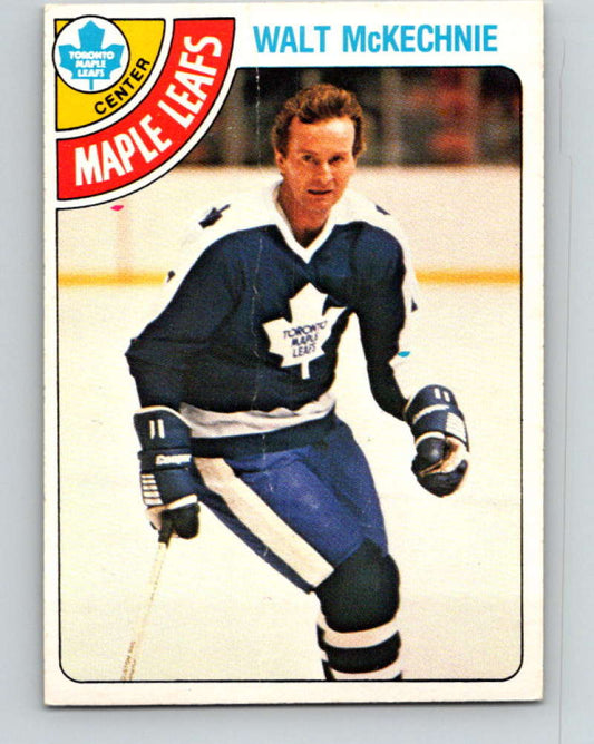 1978-79 O-Pee-Chee #344 Walt McKechnie  Toronto Maple Leafs  8643