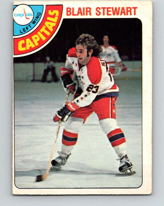 1978-79 O-Pee-Chee #355 Blair Stewart  RC Rookie Washington Capitals  8654 Image 1