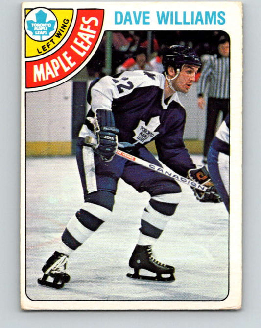 1978-79 O-Pee-Chee #359 Tiger Williams  Toronto Maple Leafs  8658