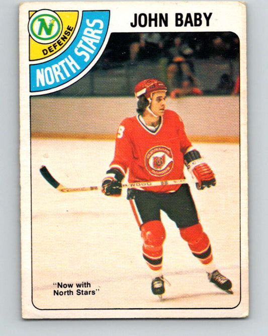 1978-79 O-Pee-Chee #366 John Baby  RC Rookie Minnesota North Stars  8665 Image 1