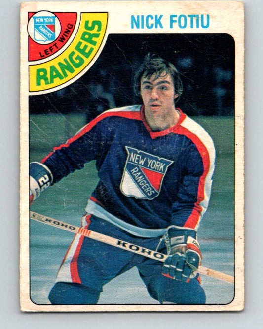 1978-79 O-Pee-Chee #367 Nick Fotiu  New York Rangers  8666 Image 1