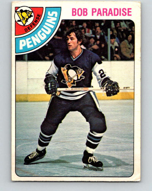 1978-79 O-Pee-Chee #375 Bob Paradise  Pittsburgh Penguins  8674 Image 1