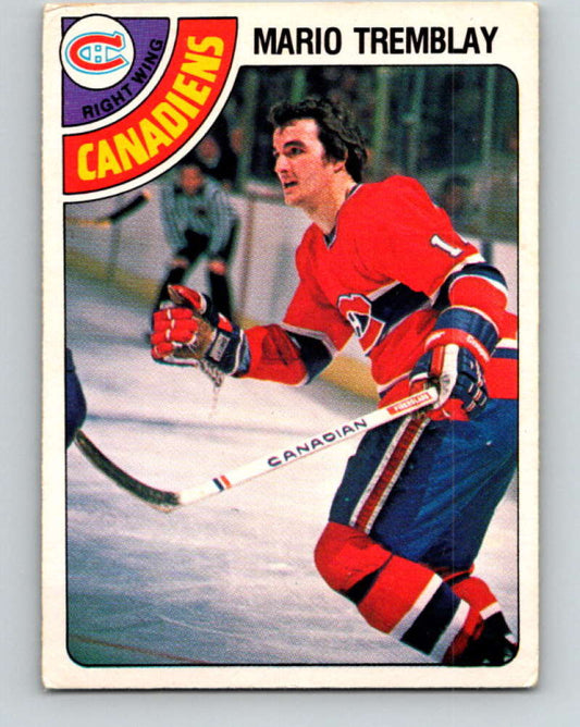 1978-79 O-Pee-Chee #376 Mario Tremblay  Montreal Canadiens  8675
