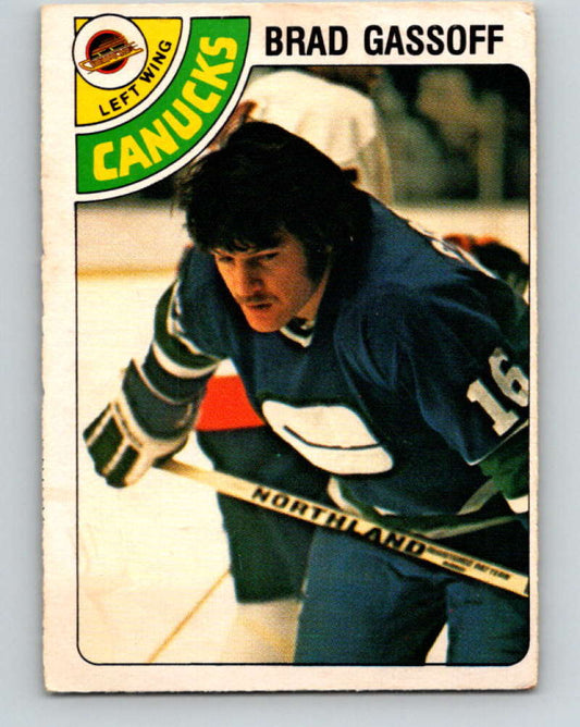 1978-79 O-Pee-Chee #388 Brad Gassoff  RC Rookie Vancouver Canucks  8687 Image 1