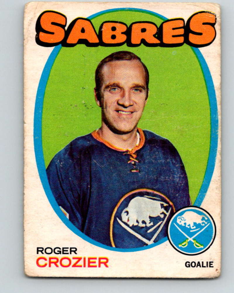 1971-72 O-Pee-Chee #36 Roger Crozier Buffalo Sabres 8731