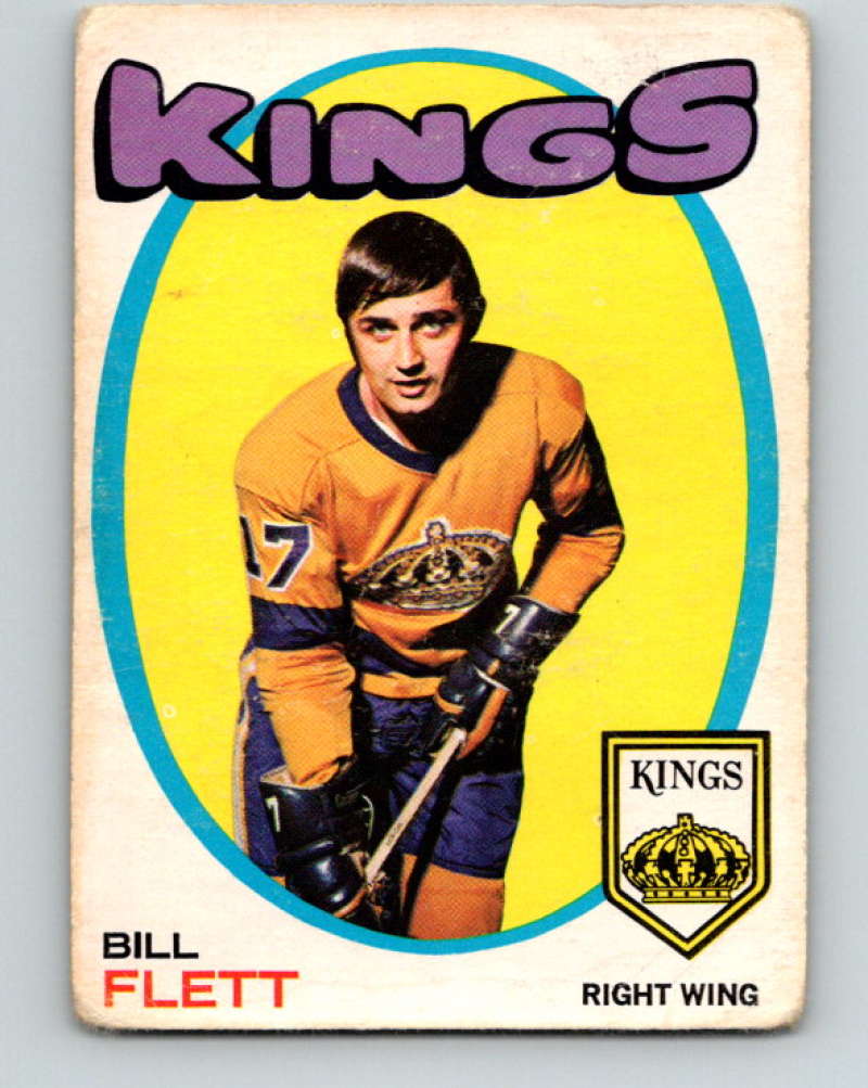 1971-72 O-Pee-Chee #47 Bill Flett Los Angeles Kings 8742