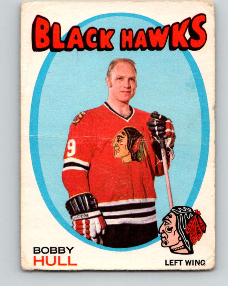 1971-72 O-Pee-Chee #50 Bobby Hull Chicago Blackhawks 8745