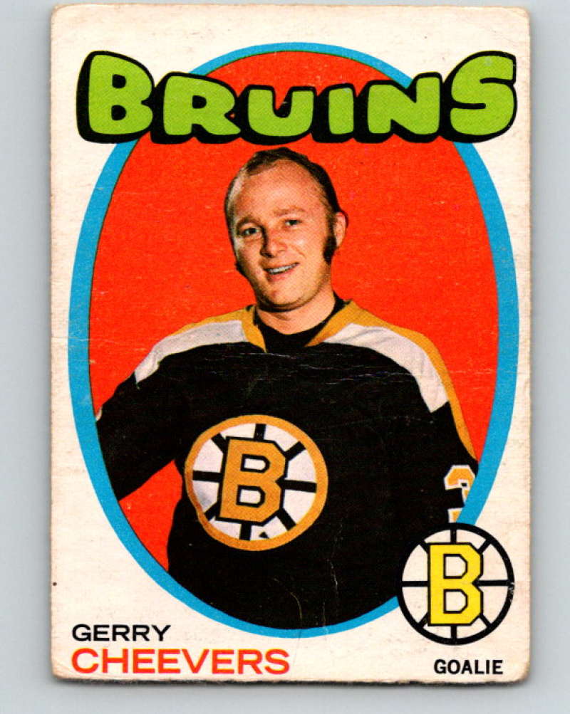 1971-72 O-Pee-Chee #54 Gerry Cheevers Boston Bruins 8749