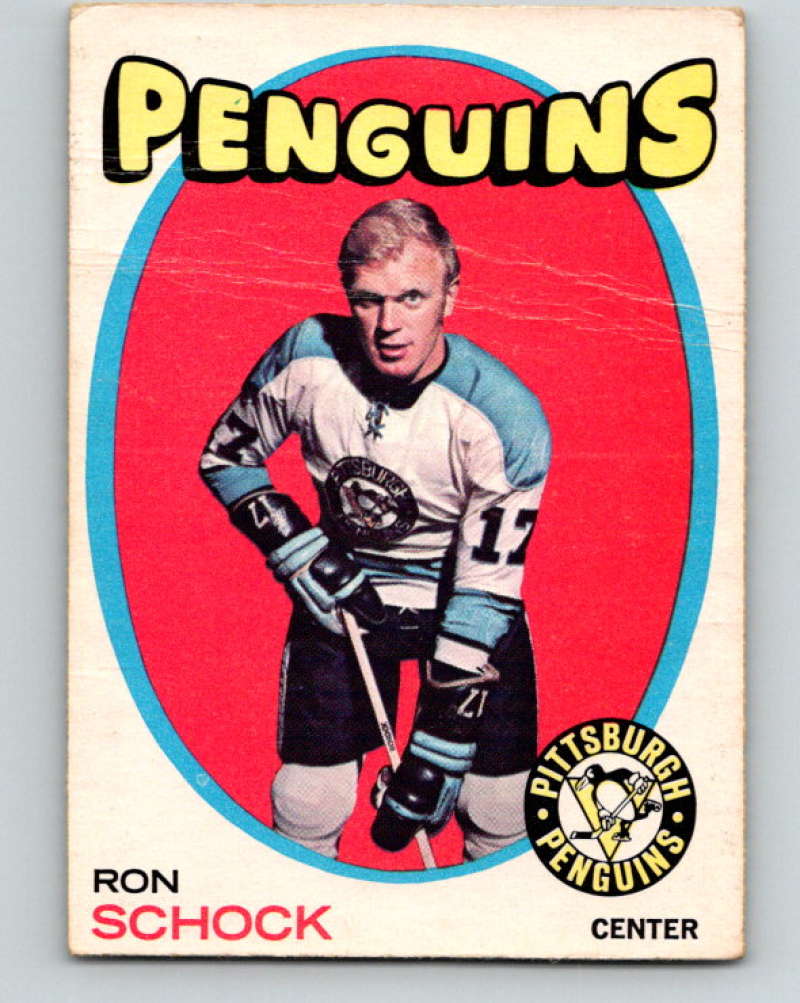 1971-72 O-Pee-Chee #56 Ron Schock Pittsburgh Penguins 8751