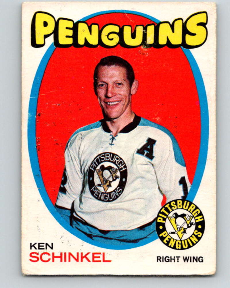 1971-72 O-Pee-Chee #64 Ken Schinkel Pittsburgh Penguins 8759