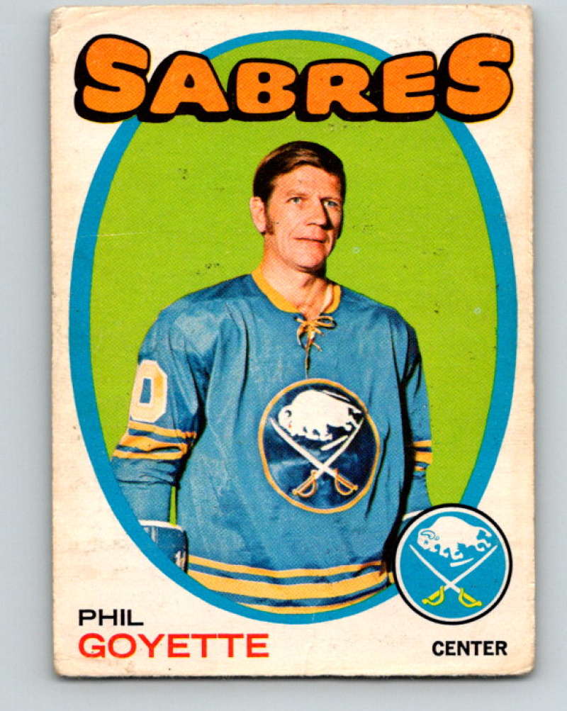 1971-72 O-Pee-Chee #88 Phil Goyette Buffalo Sabres 8783 Image 1