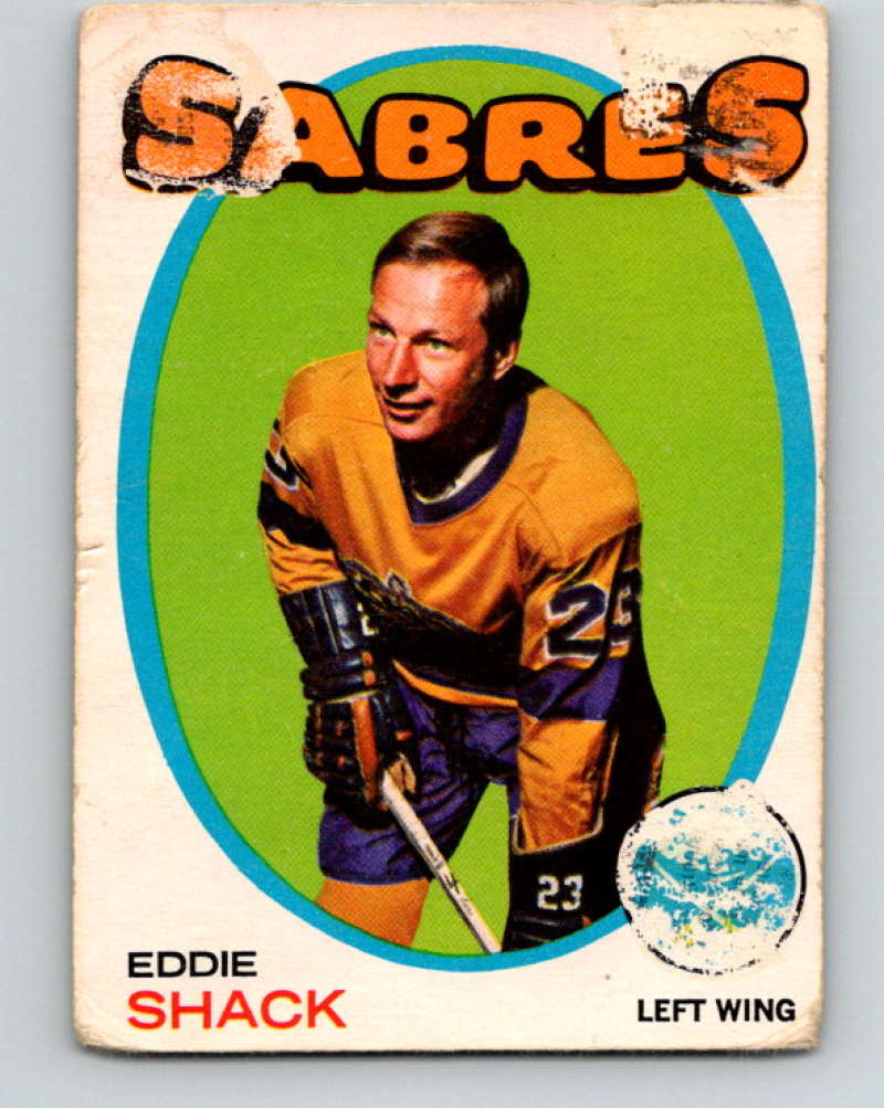 1971-72 O-Pee-Chee #96 Eddie Shack Buffalo Sabres 8791