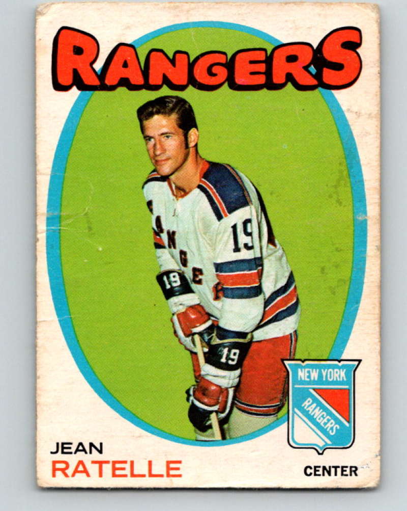 1971-72 O-Pee-Chee #97 Jean Ratelle New York Rangers 8792