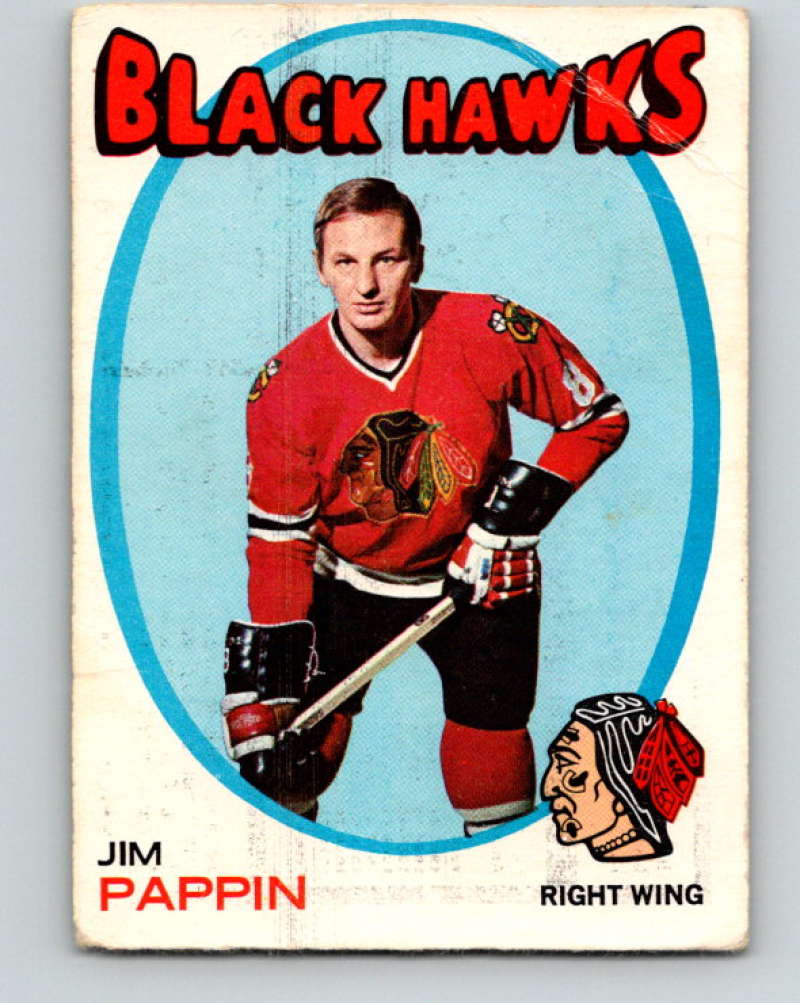1971-72 O-Pee-Chee #98 Jim Pappin Chicago Blackhawks 8793