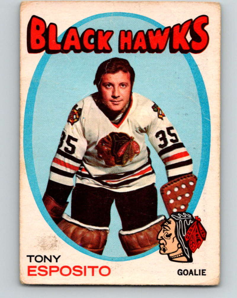 1971-72 O-Pee-Chee #110 Tony Esposito Chicago Blackhawks 8805