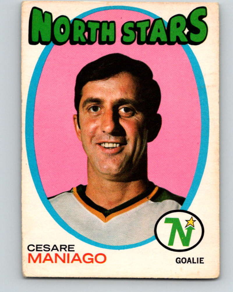 1971-72 O-Pee-Chee #117 Cesare Maniago Minnesota North Stars 8812 Image 1