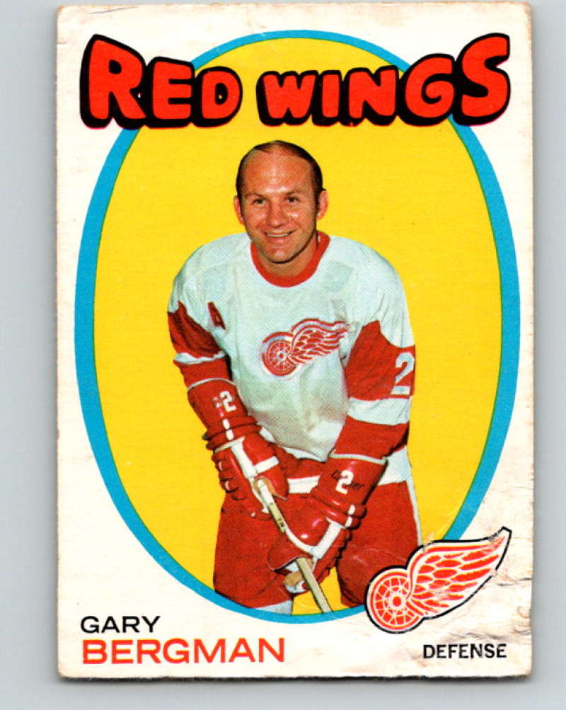 1971-72 O-Pee-Chee #119 Gary Bergman Detroit Red Wings 8814