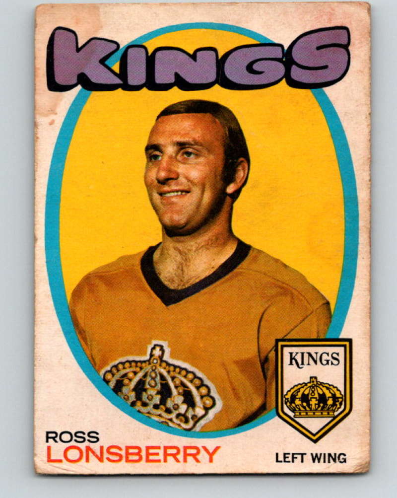 1971-72 O-Pee-Chee #121 Ross Lonsberry Los Angeles Kings 8816