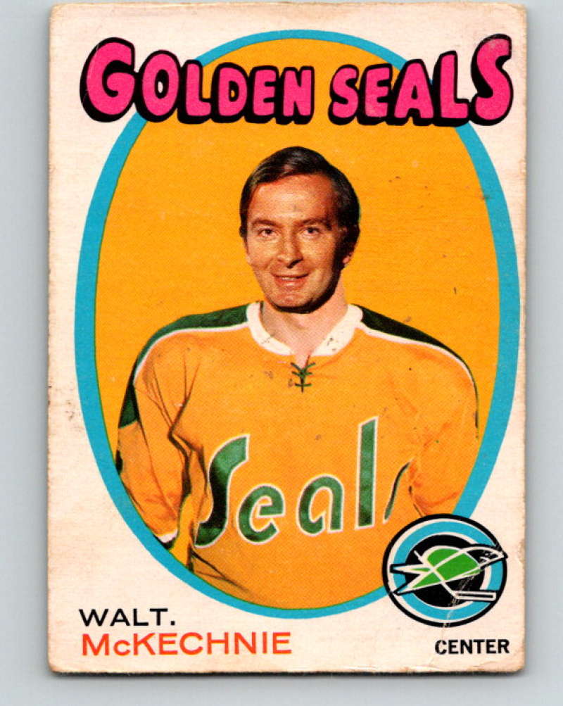 1971-72 O-Pee-Chee #124 Walt McKechnie California Golden Seals 8819