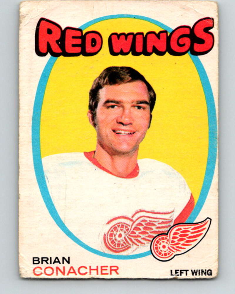 1971-72 O-Pee-Chee #138 Brian Conacher Detroit Red Wings 8833 Image 1